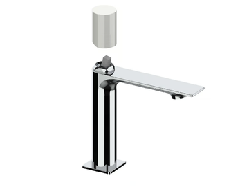 NARCISO S 78054S - Countertop washbasin mixer with automatic pop-up waste by Rubinetterie Frattini - view 2